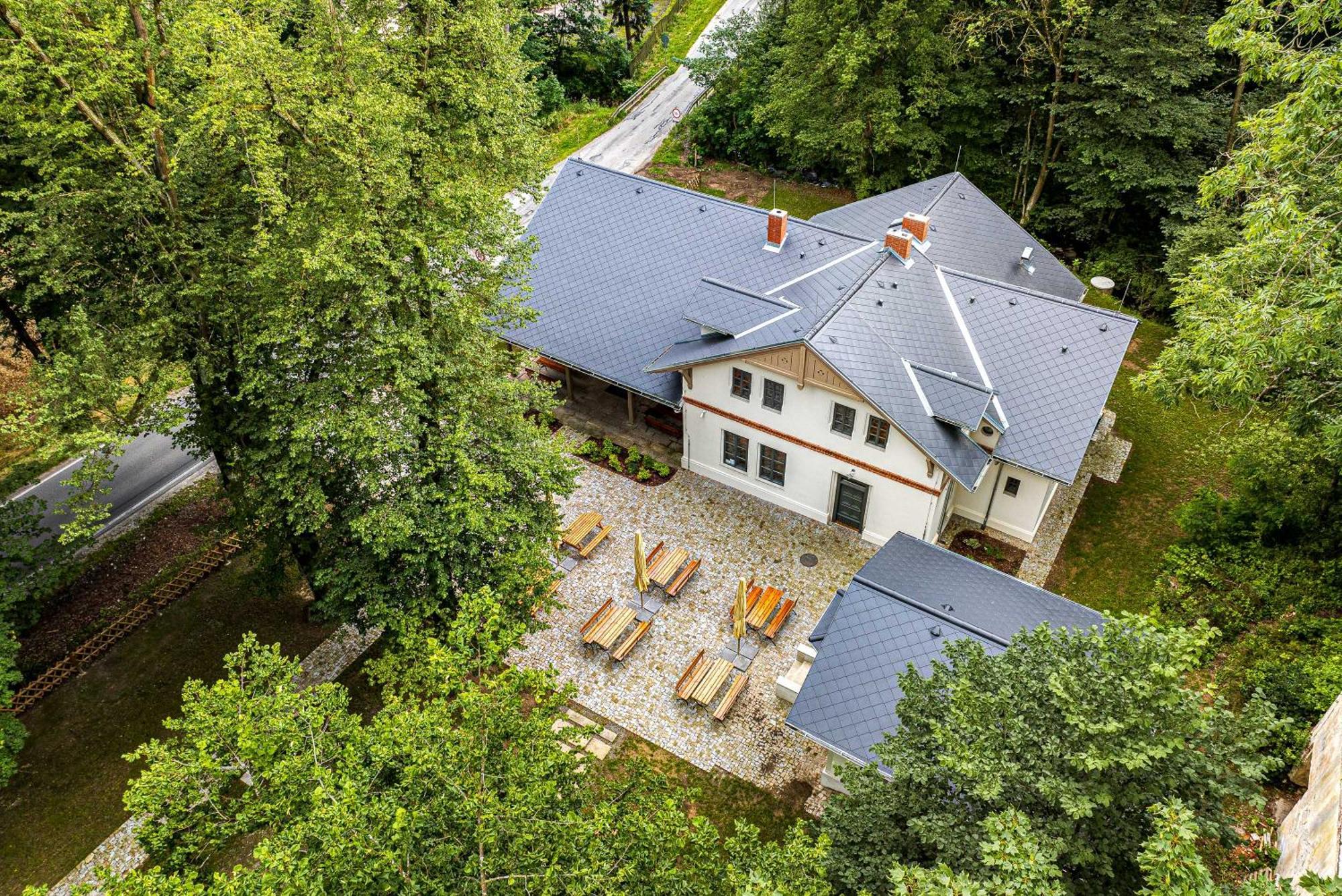 Отель Vyletni Restaurace Rudolfov Йиндржихув-Градец Экстерьер фото